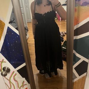 Long black dress
